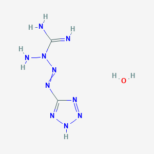 molecular formula C2H8N10O B1229821 Tetrazene explosive 