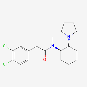 molecular formula C19H26Cl2N2O B1229822 (+)-U-50488 CAS No. 67198-13-4