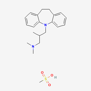 molecular formula C21H30N2O3S B1229854 Trimipramine Mesylate CAS No. 25332-13-2