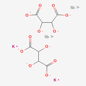 molecular formula C8H4K2O12Sb2 B1229855 L-Antimony potassium tartrate CAS No. 64070-10-6