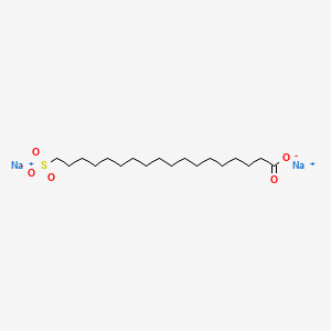 molecular formula C18H35NaO5S B12298832 Sodium 18-sulfooctadecanoate CAS No. 67998-94-1