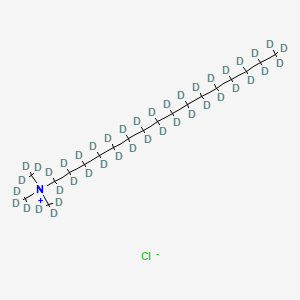 molecular formula C19H42ClN B12298972 n-Hexadecyltrimethylammonium-d42 Chloride 