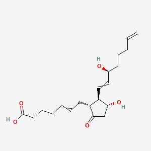 7-[(1R,2R,3R)-3-hydroxy-2-[(3S)-3-hydroxyocta-1,7-dienyl]-5-oxocyclopentyl]hept-5-enoic acid