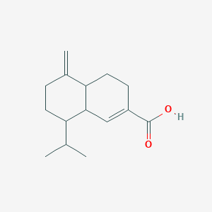 molecular formula C15H22O2 B12299237 (-)-Cadin-4,10(15)-dien-11-oic acid 
