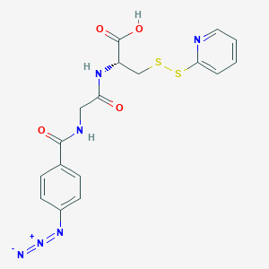 N-(4-Azidobenzoylglycyl)-S-(2-thiopyridyl)cysteine