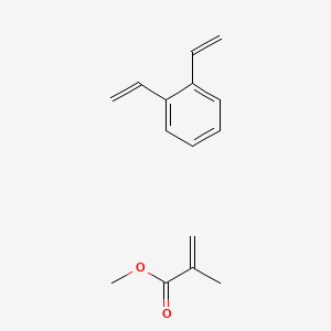 2-Propenoic acid, 2-methyl-, methyl ester, polymer with diethenylbenzene