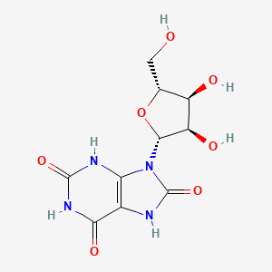 9-(beta-D-ribofuranosyl)uric acid
