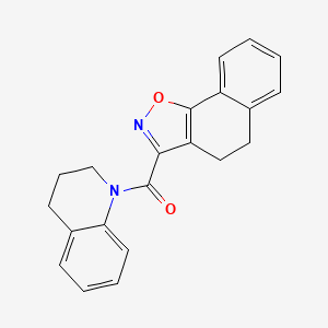 4,5-dihydrobenzo[g][1,2]benzoxazol-3-yl(3,4-dihydro-2H-quinolin-1-yl)methanone