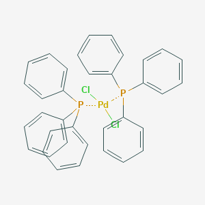 molecular formula C₃₆H₃₀Cl₂P₂Pd B122996 Bis(triphenylphosphine)palladium(II)chloride CAS No. 13965-03-2