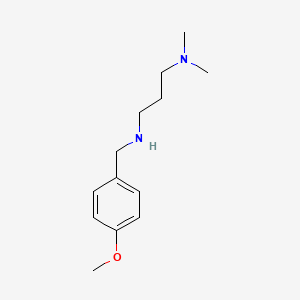 molecular formula C13H22N2O B1229966 N'-(4-methoxybenzyl)-N,N-dimethylpropane-1,3-diamine CAS No. 46745-60-2