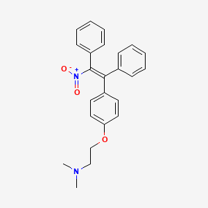 1-(p-(beta-Dimethylaminoethoxy)phenyl)-2-nitro-1,2-diphenylethylene