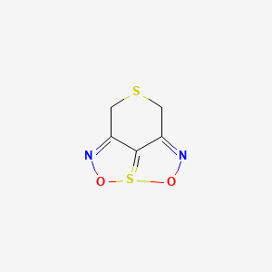 1,7-Dioxa-2,6-diaza-4,7a-dithia-3H,5H-benzo(cd)pentalene