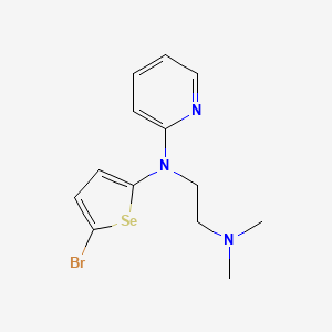 molecular formula C13H16BrN3Se B1229979 Sebrin CAS No. 10097-93-5