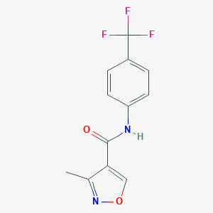 molecular formula C12H9F3N2O2 B122998 5-Desmethyl-3-methyl Leflunomide CAS No. 208401-20-1