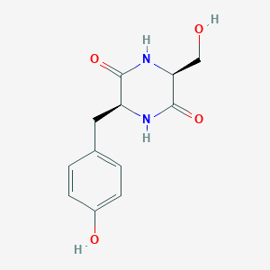 molecular formula C12H14N2O4 B1229981 Cyclo(seryltyrosyl) CAS No. 21754-31-4