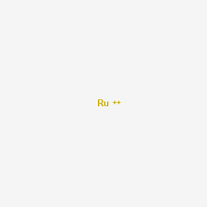 molecular formula Ru+2 B1229993 Ruthenium(2+) CAS No. 22541-59-9