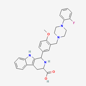 molecular formula C30H31FN4O3 B1229996 Ned 19 CAS No. 874374-25-1