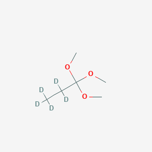 molecular formula C6H14O3 B12300022 1,1,1-Trimethoxypropane-d5 CAS No. 1219803-49-2