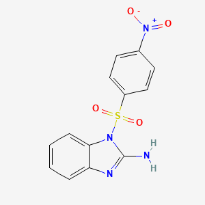 1-((4-Nitrophenyl)sulfonyl)-1H-benzimidazol-2-amine