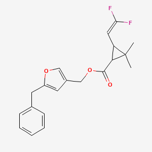 molecular formula C20H20F2O3 B1230021 Fluorethrin CAS No. 55821-55-1