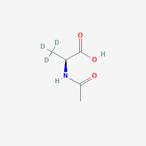 molecular formula C5H9NO3 B12300266 Ac-Ala-OH-d3 