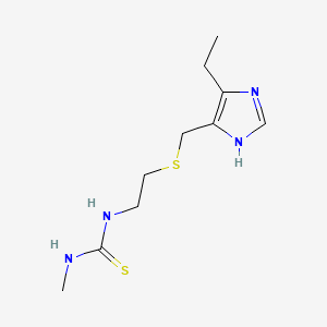 molecular formula C10H18N4S2 B1230027 Etiamide CAS No. 38603-25-7
