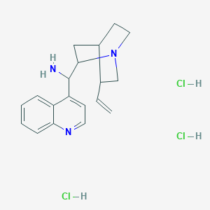 molecular formula C19H26Cl3N3 B12300316 (9R)-6'-Cinchonan-9-amine Trihydrochloride 