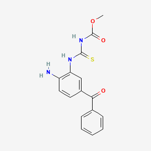 4-Amino-3-(3'-methoxycarbonyl-2'-thioureido)benzophenone