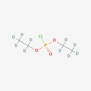 molecular formula C4H10ClO3P B12300344 Diethyl Chlorophosphate-d10 