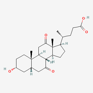 molecular formula C24H36O5 B1230038 3-Hydroxy-7,12-diketocholanoic acid CAS No. 517-33-9