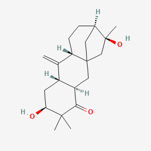 molecular formula C20H30O3 B1230041 Leucothol A CAS No. 39012-11-8