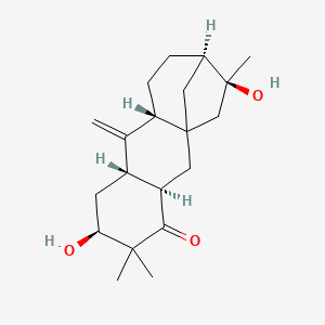 (3R,6S,8S,10R,13R,14S)-6,14-Dihydroxy-5,5,14-trimethyl-9-methylidenetetracyclo[11.2.1.01,10.03,8]hexadecan-4-one