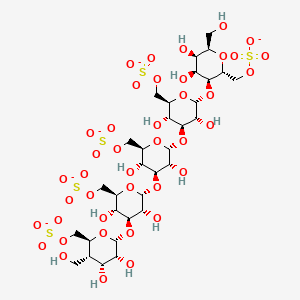 molecular formula C32H51O41S5-5 B1230042 Sulfoevernan CAS No. 52108-89-1