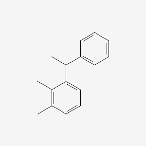molecular formula C16H18 B1230070 Benzene, dimethyl(1-phenylethyl)- CAS No. 40766-31-2