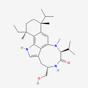 molecular formula C28H43N3O2 B1230073 Dihydroteleocidin B CAS No. 7491-76-1