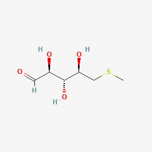 molecular formula C6H12O4S B1230076 5-Deoxy-5-(methylthio)ribose CAS No. 23656-67-9