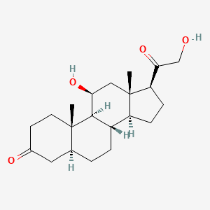 molecular formula C21H32O4 B1230080 5α-二氢皮质固酮 CAS No. 298-25-9