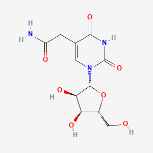 B1230082 5-Carbamoylmethyluridine CAS No. 29569-30-0