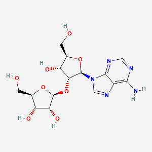 molecular formula C15H21N5O8 B1230086 Ribosyl-ribosyladenine CAS No. 28269-89-8