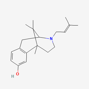 molecular formula C20H29NO B12300896 Ibazocine CAS No. 57653-28-8
