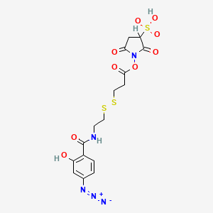 molecular formula C16H17N5O9S3 B1230091 Sasdp CAS No. 98897-08-6