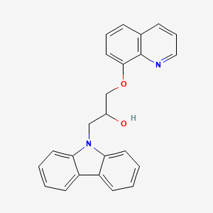 1-(9-Carbazolyl)-3-(8-quinolinyloxy)-2-propanol
