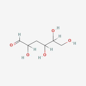 molecular formula C6H12O5 B1230127 2,4,5,6-Tetrahydroxyhexanal 