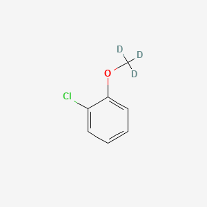 molecular formula C7H7ClO B12301412 1-Chloro-2-methoxybenzene-d3 