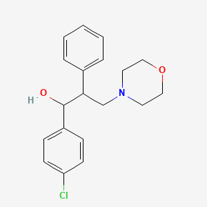 1-(4-Chlorophenyl)-3-(4-morpholinyl)-2-phenyl-1-propanol