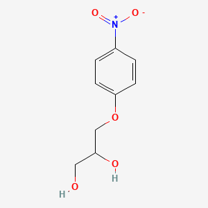 molecular formula C9H11NO5 B1230165 3-(4-Nitrophenoxy)propane-1,2-diol CAS No. 34211-48-8
