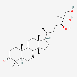 molecular formula C30H48O4 B1230169 Ganodermanontriol 