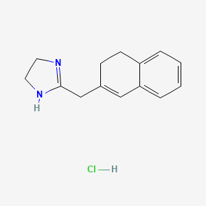 molecular formula C14H17ClN2 B1230173 Napamezole hydrochloride CAS No. 87495-33-8