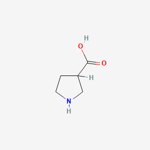 molecular formula C5H9NO2 B1230174 Pyrrolidine-3-carboxylic acid CAS No. 59378-87-9