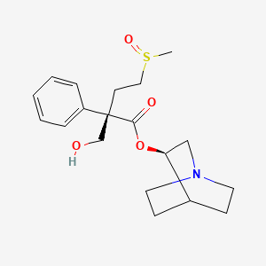 molecular formula C19H27NO4S B1230178 Revatropate 